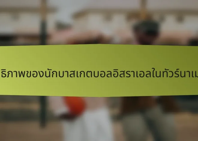 เมตริกประสิทธิภาพของนักบาสเกตบอลอิสราเอลในทัวร์นาเมนต์นานาชาติ